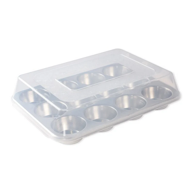 Stampo per 12 muffin con coperchio