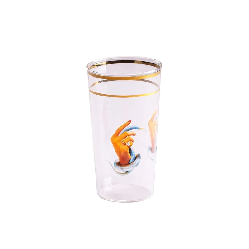 Bicchieri In Vetro Borosilicato - Mani Con Serpenti