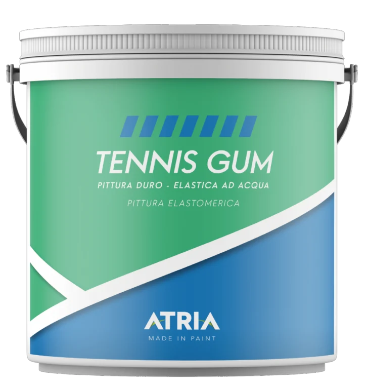 TENNIS GUM - pittura duro "per interni ed esterni" - elastica ad acqua