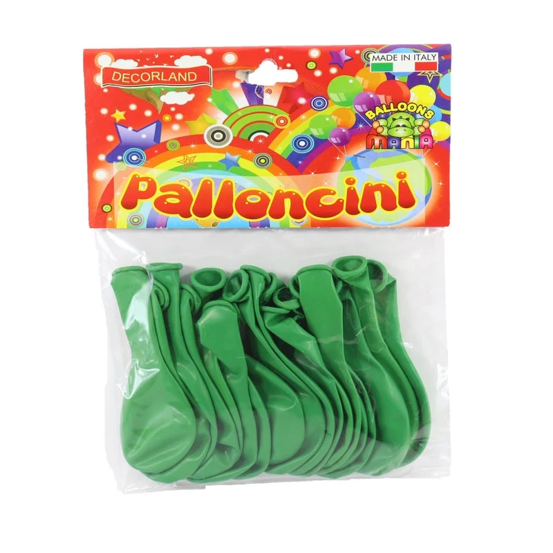 Decorland Palloncini medium 18 pz verde