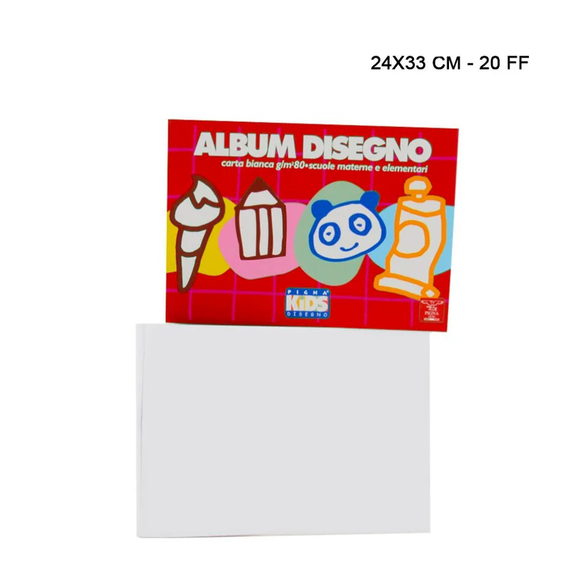 Pigna Album Disegno Kids 20FF 33X24Cm 80g