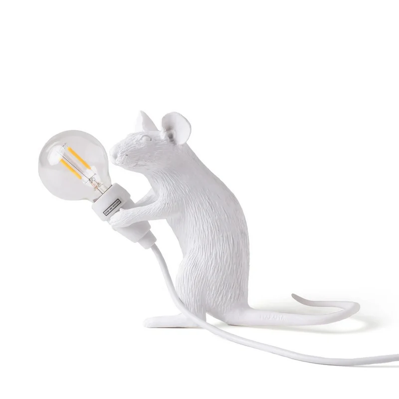 LAMPADA IN RESINA "MOUSE LAMP-MAC" Cm.5x15 h.12,5 - SEDUTO USB