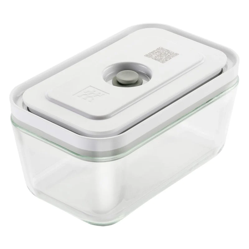 Fresh & Save Contenitore sottovuoto M, vetro, grigio