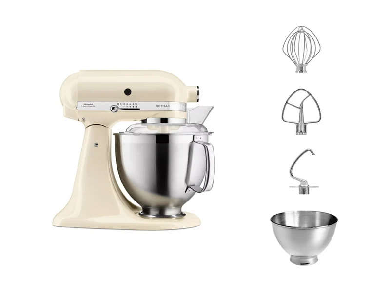 PLANETARIA CON TESTA RECLINABILE 4,8 L - ARTISAN PREMIUM - Crema