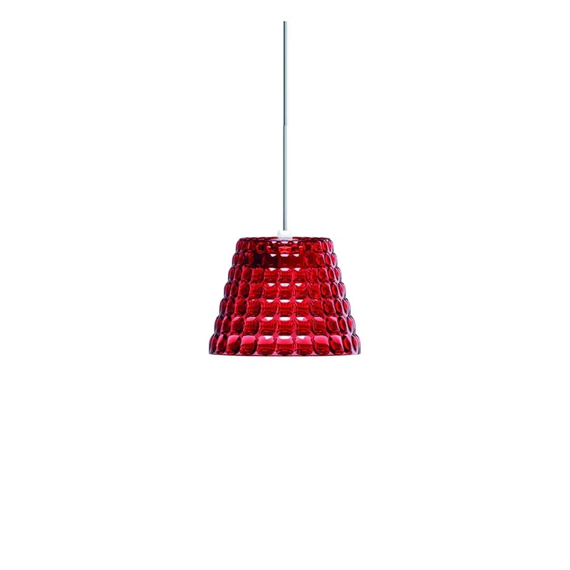 Tiffany - Lampada a Sospensione - Rosso