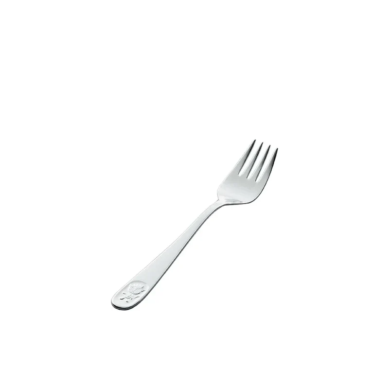 BINO Set di posate da bambino, 4-pz., argento