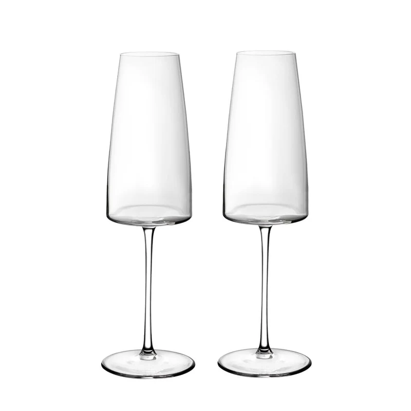 METROCHIC Bicchiere da champagne/spumante - Trasparenti, 120 ml, cristallo 2 PZ