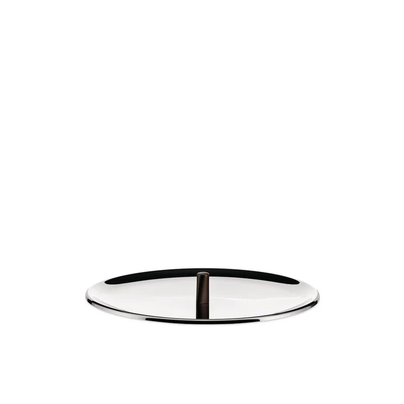 Alessi Edo Pu200/14 Coperchio In Acciaio Inox Con Pomolo In Pvd Marrone
