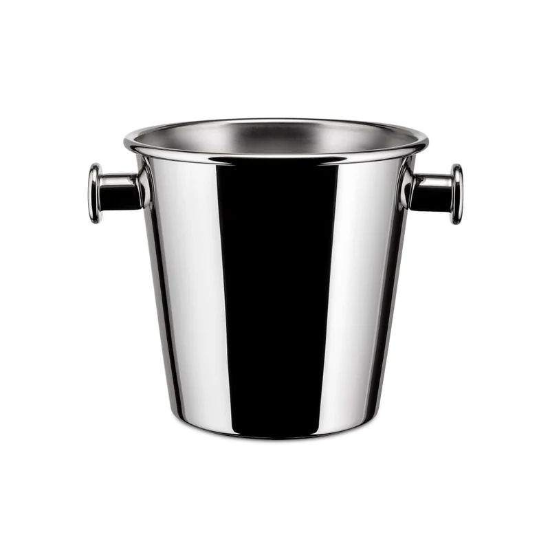 Alessi - Secchiello per ghiaccio con Manici in Acciaio Inox 18/10, 150 cl - 5051