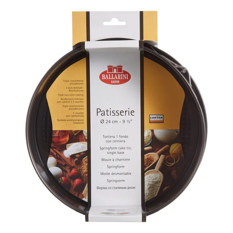 PATISSERIE Tortiera 1 fondo con Cerniera - 24 cm