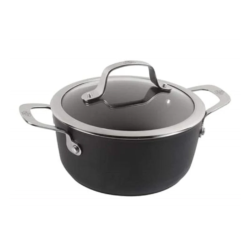 ALBA casseruola con coperchio alluminio, Keravis Titanium Extreme - 24 cm