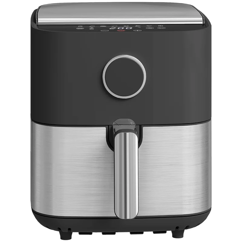 Friggitrice ad Aria Air Fryer 1700W da 6,8L con 8 Programmi di Cottura Nero