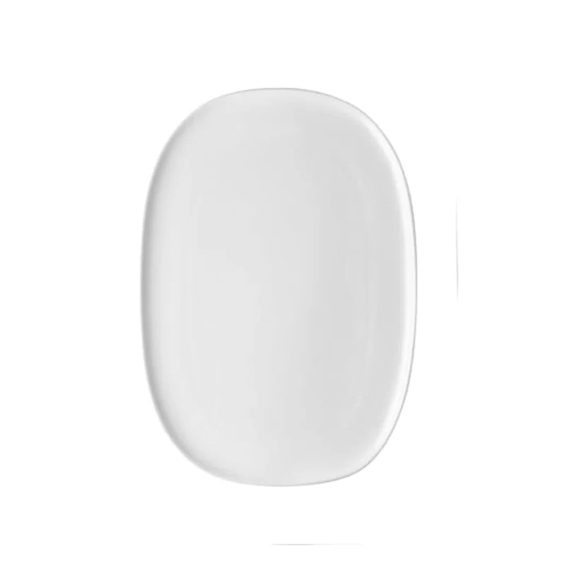 Alessi Itsumo Nf07/22 Piatto Da Portata Ovale Di Design Minimale In Porcellana B