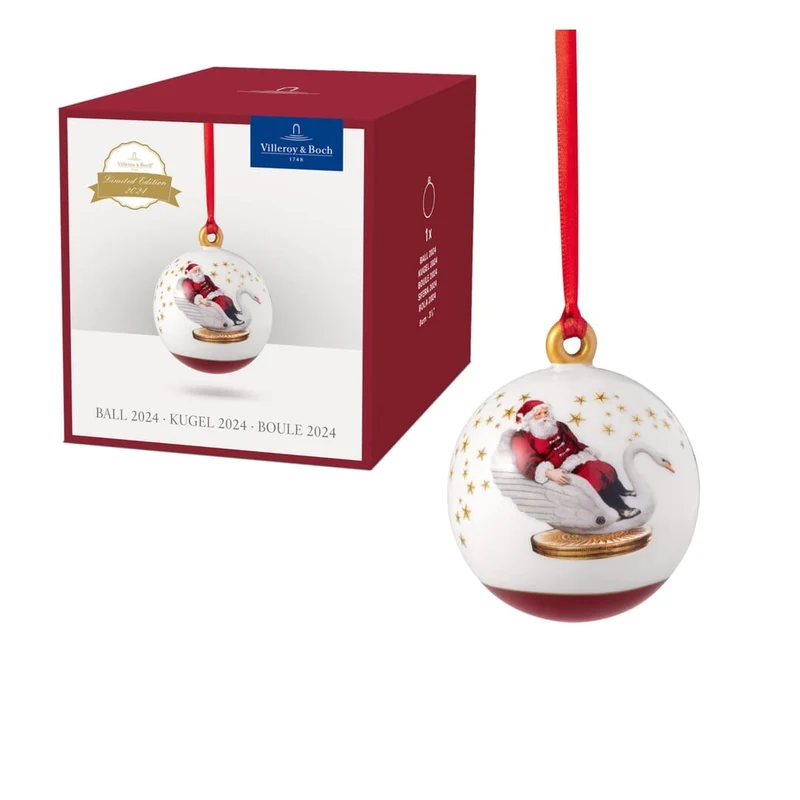 Villeroy & Boch Annual Christmas Edition Addobbo Pallina 2024 Porcellana