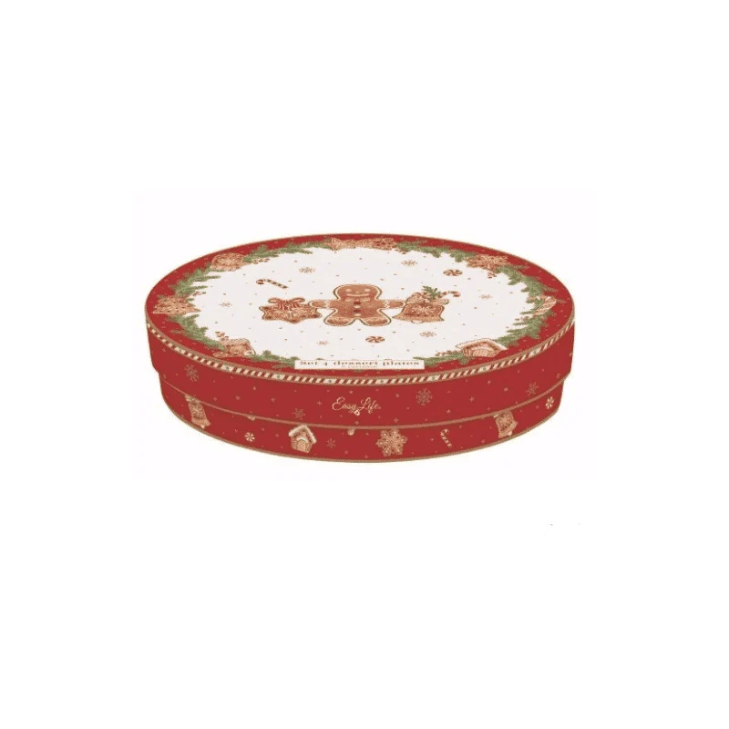 Pozzi Milano Piatto a cuore 20x19 cm in color box FANCY GINGERBREAD