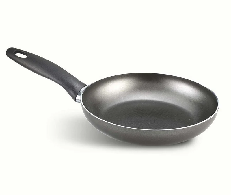 Padella Alta Ø24 cm Antiaderente Rivestimento in Ecotitan Induzione Silex Grigio