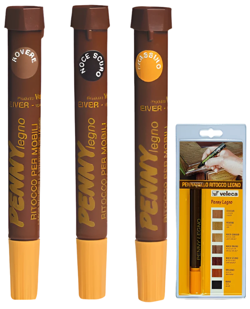 PENNARELLO RITOCCO LEGNO - VELECA - (con Tabella Colori)