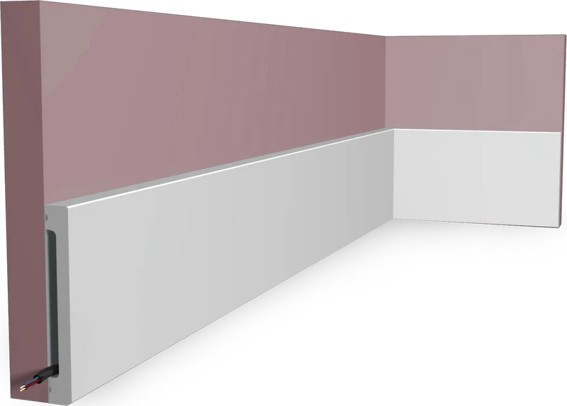 CORNICE BATTOSCOPA 100x13 mm JX104 PROFILO 2MT.