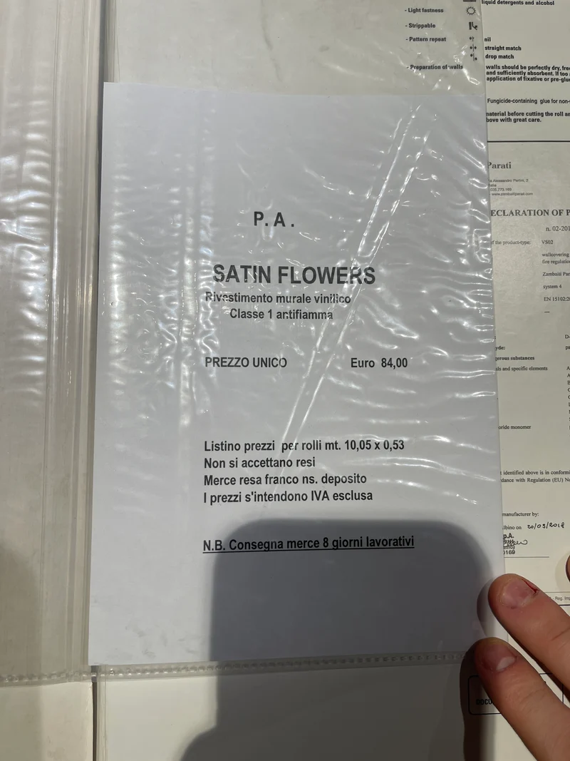 Carta da Parati - Satin Flowers - Zambaiti Parati