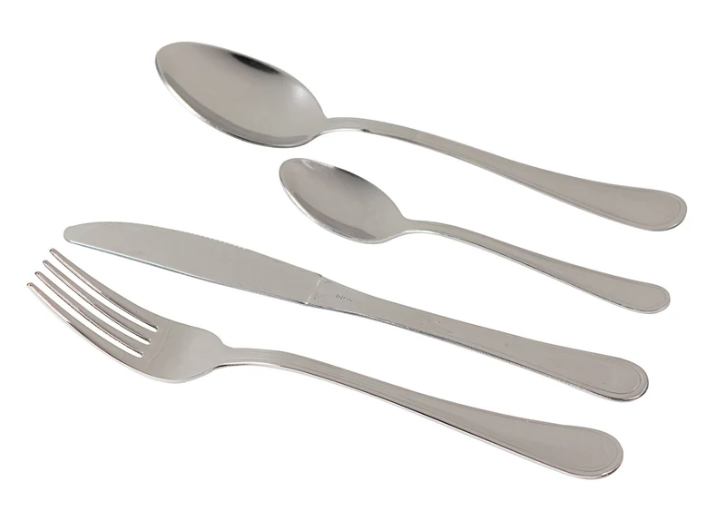 Servizio Set di Posate 24 Pezzi in Acciaio Inox Collection Giglio