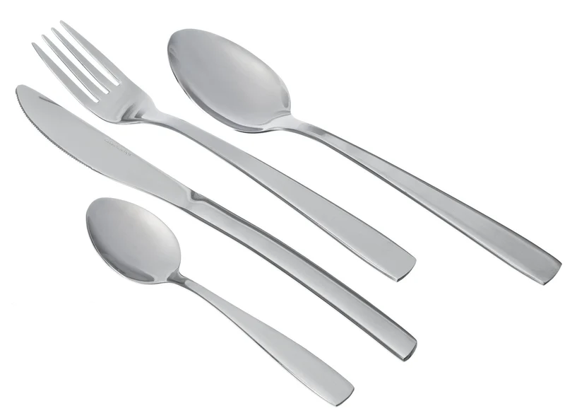 Servizio Set di Posate 24 Pezzi in Acciaio Inox 18/10 Collection Lipari