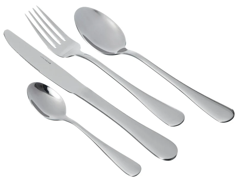 Servizio Set di Posate 24 Pezzi in Acciaio Inox 18/10 Collection Elba