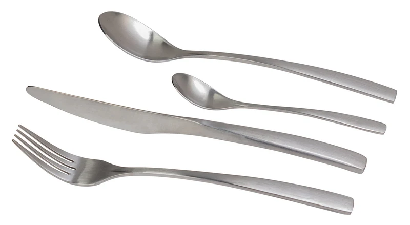 Servizio Set di Posate 24 Pezzi in Acciaio Collection Nisida Satin
