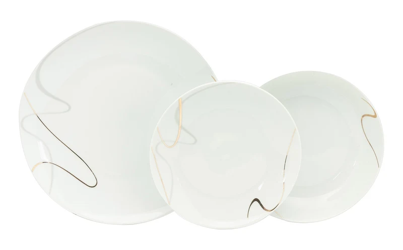 Servizio Piatti 18 Pezzi in Porcellana Collection Opera Decor