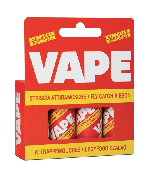 Vape attiramosche striscia 4 pezzi art.GA2017300