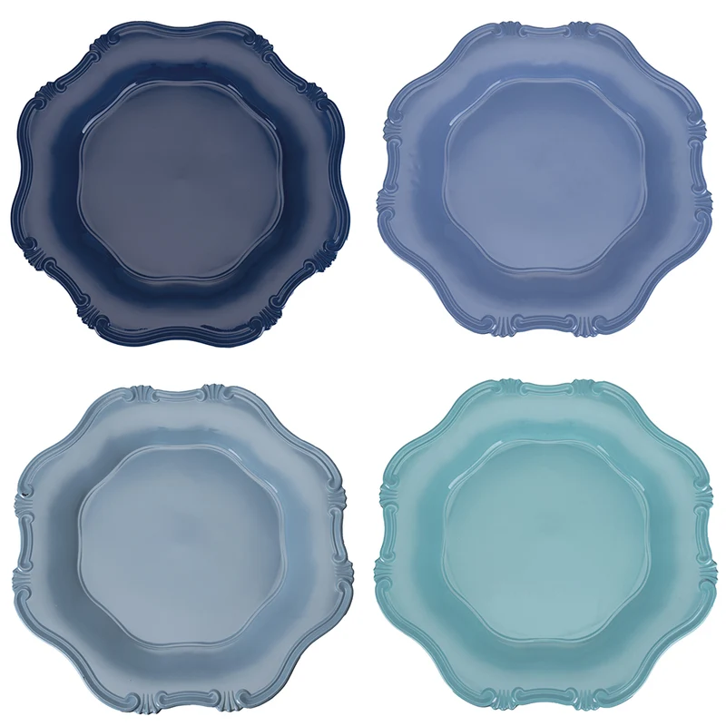 Set 4 Sottopiati Ø33 cm in Polipropilene VdE Tivoli 1996 Hippy