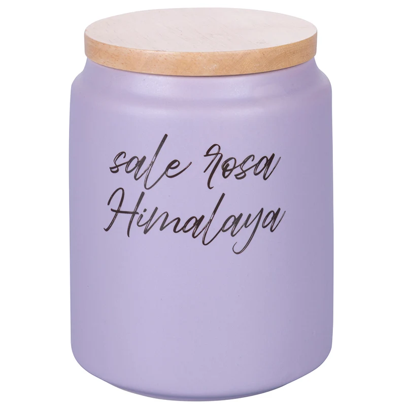 Barattolo Sale dell’Himalaya 900 ml in Gres VdE Tivoli 1996 Shades of Provence Lilla