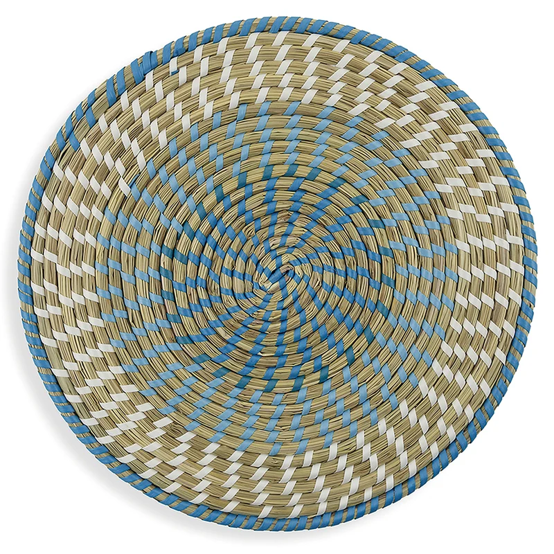 Set 6 Sottopiatti Tondi Ø38 cm in Paglia VdE Tivoli 1996 Mexico
