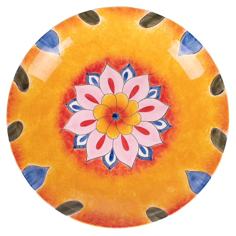 Piatto da Portata Ø38,5x6 cm in Ceramica VdE Tivoli 1996 Infinito