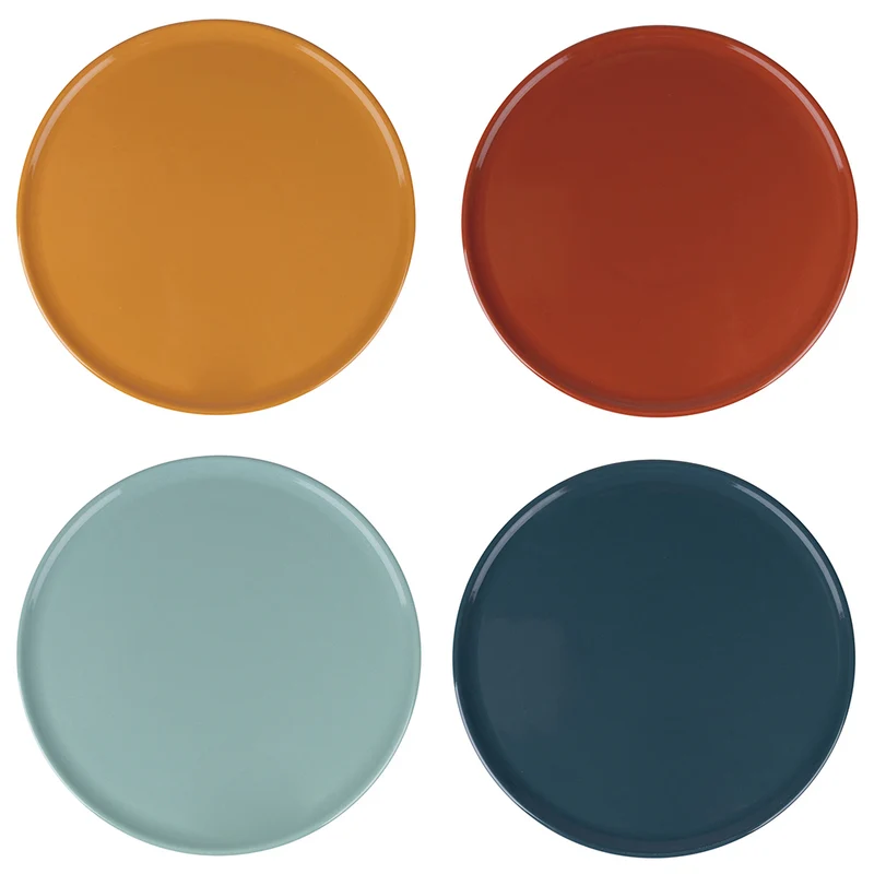 Set 4 Piatti Pizza Ø32x1 cm in Ceramica VdE Tivoli 1996 Colours