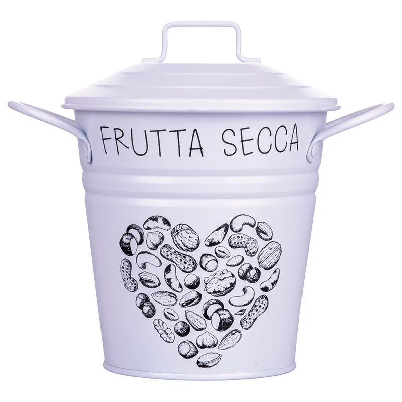 Secchiello per Frutta Secca 13x13 cm in Metallo VdE Tivoli 1996 Daily