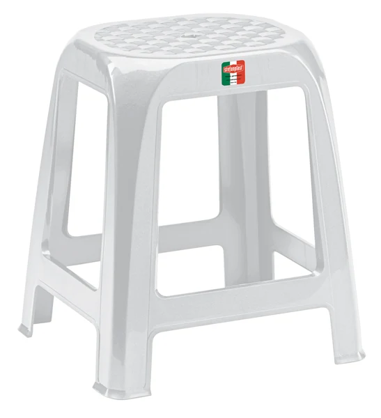 Sgabello elfo bianco