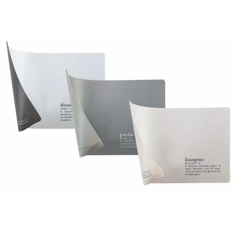 Set 6 Tovagliette Double Face 45x30x0,1 cm in PVC VdE Tivoli 1996