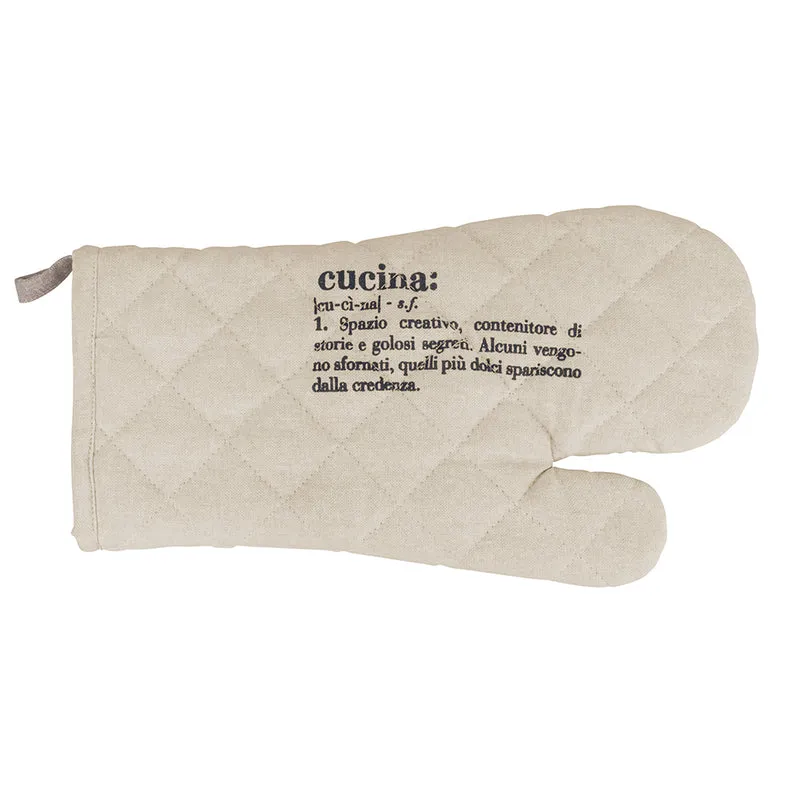 Guanto "cucina" in Cotone VdE Tivoli 1996 Crema