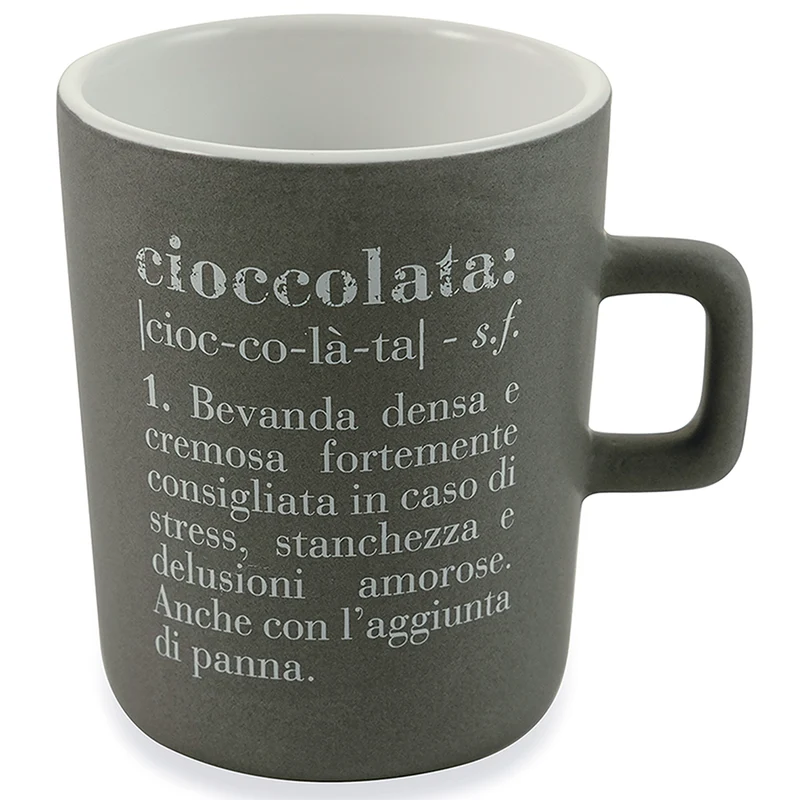 Tazza "cioccolata" Ø8x9,5 cm in Dolomite VdE Tivoli 1996