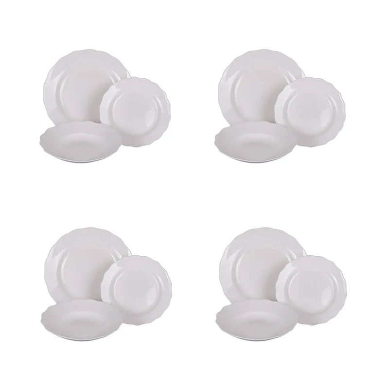 Servizio Piatti 12 Pezzi in New Bone China VdE Tivoli 1996 Versailles