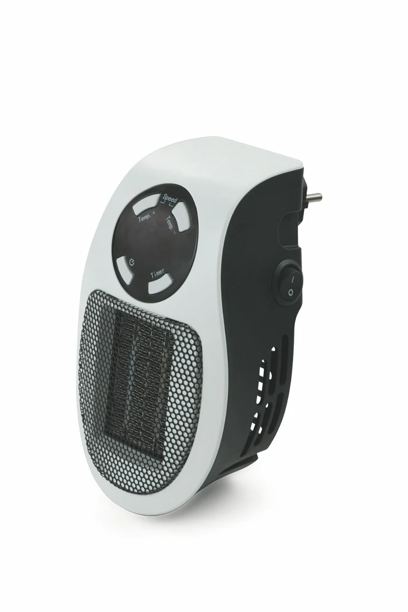 Stufa Stufetta da Parete 500W Display LCD Kooper Pluggy Bianco