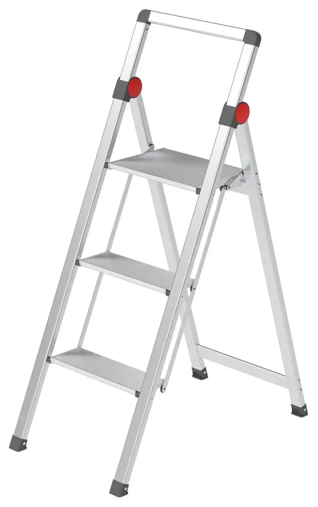 Sgabello Mini Slim in Alluminio EN14183 – Leggero e Salvaspazio