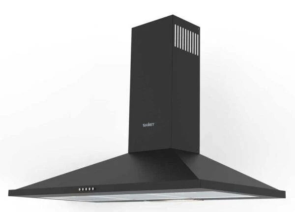 Cappa da Cucina a Piramide 60 cm Nera 135W 450 m³/h