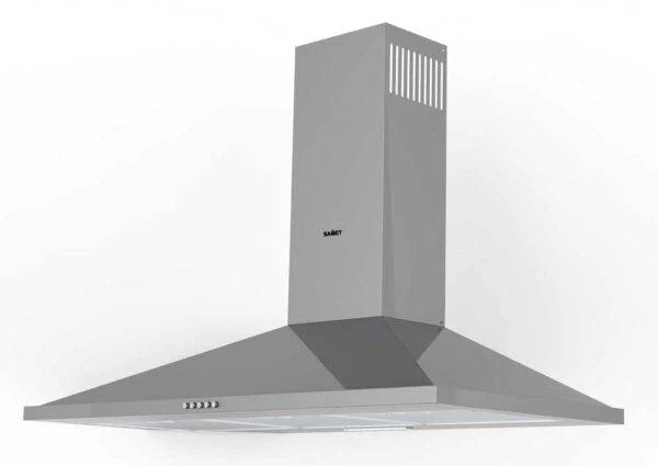 Cappa da Cucina a Piramide 90 cm Acciaio Inox 135W 450 m³/h