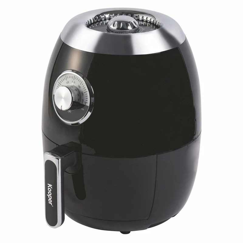 Friggitrice Elettrica ad Aria 1350W 2,8 Litri Kooper Crock Nera