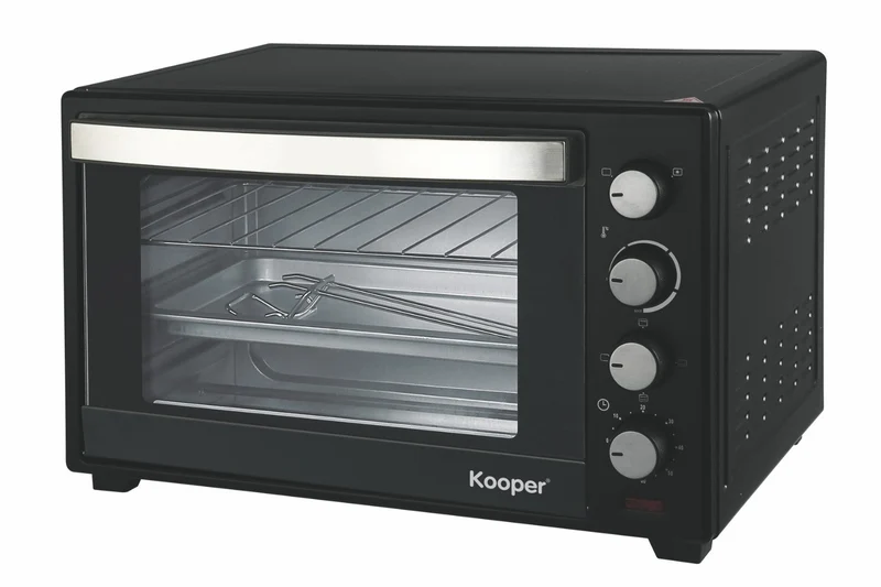 Forno Fornetto Elettrico Ventilto 2000W 60 Litri Kooper Oregon 60 Nero
