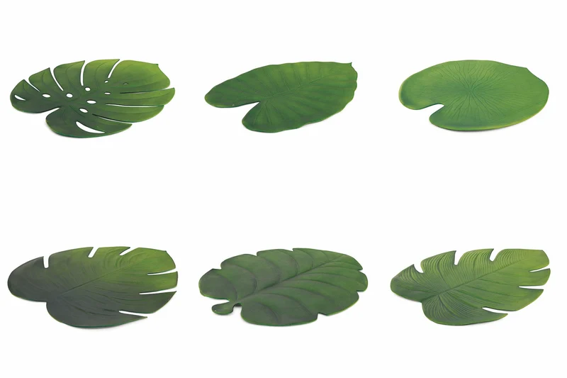 Set 6 Tovagliette 47x37 cm in Plastica Villa d'Este Home Tivoli Jungle Vari Colori