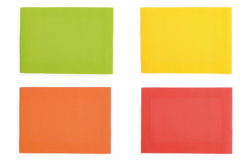 Set 24 Tovagliette 43x33 cm in Pvc Villa d'Este Home Tivoli Fantasy Vari Colori