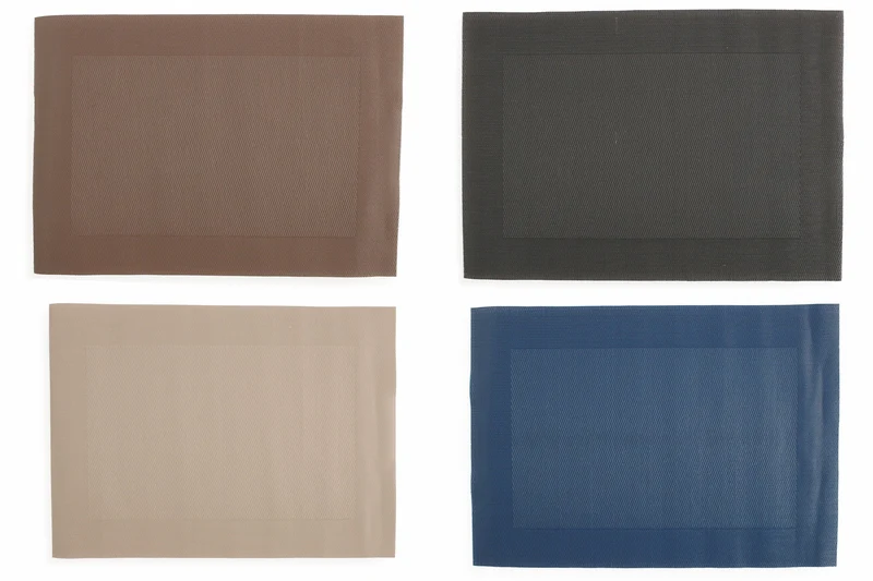 Set 24 Tovagliette 43x33 cm in Pvc Villa d'Este Home Tivoli Fantasy Trend Vari Colori