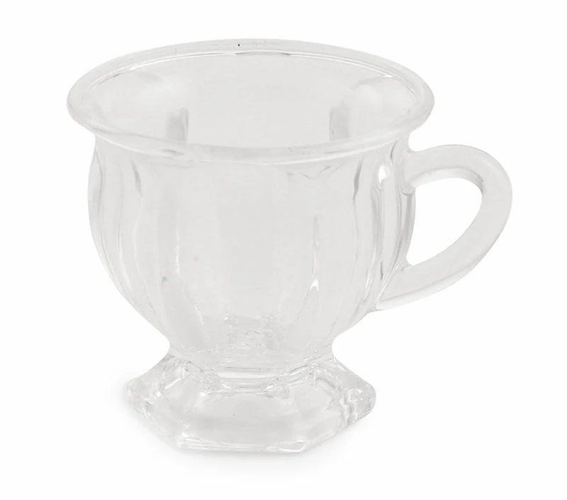 Set 15 Tazzine da Caffè Ø7x7 cm in Vetro Villa d'Este Home Tivoli Glass Trasparenti